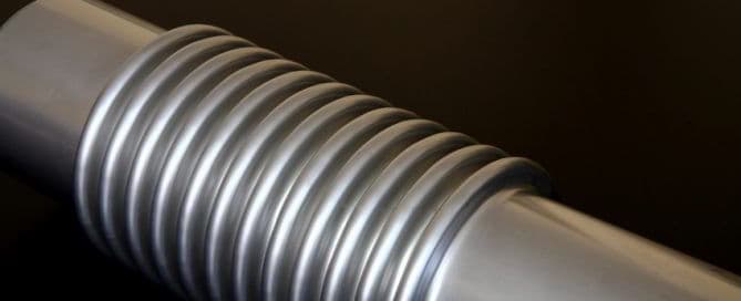 small stainless steel metal bellows